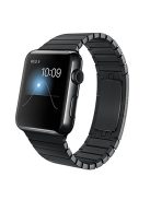 1:1 Scale Link Bracelet Stainless Steel Band for Apple Watch Series 10 46mm / Ultra 2 Ultra 49mm / 9 8 7 45mm / SE (2023) SE (2022) SE 6 5 4 44mm / 3 2 1 42mm - Black