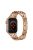 5-Bead Metal Strap for Apple Watch 10 46mm / Ultra 2 / Ultra 49mm / 9 8 7 45mm / SE (2023) SE (2022) SE 6 5 4 44mm / 3 2 1 42mm Wrist Band - Rose Gold