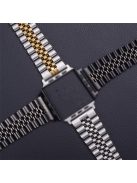 5-Beads Stainless Steel Watch Band for Apple Watch Series 10 42mm / 9 8 7 41mm / 6 5 4 SE SE (2022) SE (2023) 40mm / 3 2 1 38mm - Silver / Rose Gold