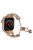 Adjustable Alloy Strap for Apple Watch 10 46mm / Ultra 2 / Ultra 49mm / 9 8 7 45mm / SE (2023) SE (2022) SE 6 5 4 44mm / 3 2 1 42mm Wrist Band - Rose Gold