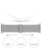 Adjustable Braided Polyester Nylon Watch Band Strap for Apple Watch Ultra 49mm / Ultra 2 49mm / Series 9 45mm / SE (2023) 44mm / Series 7 / 8 45mm / Series 6 / 5 / 4 / SE / SE (2022) 44m / Series / Series 3 / 2 / 1 42mm - Grey