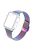 Adjustable Buckle Closure Stainless Steel Milanese Smart Watch Wristband Replacement + Rhinestone Watch Protective Case for Apple Watch Series 3/2/1 42mm - Multi-color