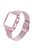 Adjustable Buckle Closure Stainless Steel Milanese Smart Watch Wristband Replacement + Rhinestone Watch Protective Case for Apple Watch Series 3/2/1 42mm - Rose Pink