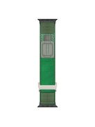 Adjustable Nylon Strap for Apple Watch 10 46mm / Ultra 2 / Ultra 49mm / 9 8 7 45mm / SE (2023) SE (2022) SE 6 5 4 44mm / 3 2 1 42mm Wrist Band - Army Green