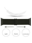 Adjustable Woven Polyester Watchband Wrist Strap Replacement for Apple Watch Series 10 42mm / 9 8 7 41mm / 6 5 4 SE SE (2022) SE (2023) 40mm / 3 2 1 38mm  -  Army Green