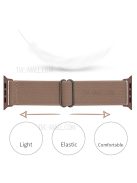 Adjustable Woven Polyester Watchband Wrist Strap Replacement for Apple Watch Series 10 42mm / 9 8 7 41mm / 6 5 4 SE SE (2022) SE (2023) 40mm / 3 2 1 38mm  -  Light Brown