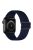 Adjustable Woven Polyester Watchband Wrist Strap Replacement for Apple Watch Series 10 42mm / 9 8 7 41mm / 6 5 4 SE SE (2022) SE (2023) 40mm / 3 2 1 38mm  -  Navy Blue