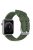 AHASTYLE WA03 For Apple Watch Series 10 46mm / Ultra 2 Ultra 49mm /  Series 9 8 7 45mm / 6 5 4 SE (2023) SE (2022) SE 44mm / 3 2 1 42mm Silicone Watch Strap - Army Green