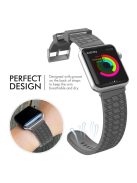 AHASTYLE WA03 For Apple Watch Series 10 46mm / Ultra 2 Ultra 49mm /  Series 9 8 7 45mm / 6 5 4 SE (2023) SE (2022) SE 44mm / 3 2 1 42mm Silicone Watch Strap - Grey