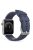 AHASTYLE WA03 For Apple Watch Series 10 46mm / Ultra 2 Ultra 49mm /  Series 9 8 7 45mm / 6 5 4 SE (2023) SE (2022) SE 44mm / 3 2 1 42mm Silicone Watch Strap - Midnight Blue