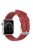 AHASTYLE WA03 For Apple Watch Series 10 46mm / Ultra 2 Ultra 49mm /  Series 9 8 7 45mm / 6 5 4 SE (2023) SE (2022) SE 44mm / 3 2 1 42mm Silicone Watch Strap - Red