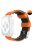 AHASTYLE WA11 Silicone Watch Band for Apple Watch Series 10 42mm / 9 8 7 41mm / SE (2023) SE (2022) SE 6 5 4 40mm / 3 2 1 38mm Contrast Colors Straps - Black+Orange