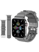 AHASTYLE WA12 Silicone Band for Apple Watch Series 10 42mm / 9 8 7 41mm / SE (2023) SE (2022) SE 6 5 4 40mm / 3 2 1 38mm Adjustable Watch Strap - Grey