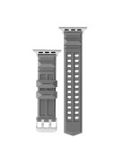 AHASTYLE WA12 Watch Strap for Apple Watch Series 10 46mm / Ultra 2 Ultra 49mm /  Series 9 8 7 45mm / 6 5 4 SE (2023) SE (2022) SE 44mm / 3 2 1 42mm Silicone Watchband - Grey