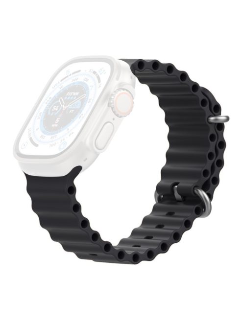 AHASTYLE WG102 for Apple Watch 10 46mm / Ultra 2 / Ultra 49mm / 9 8 7 45mm / SE (2023) SE (2022) SE 6 5 4 44mm / 3 2 1 42mm Watch Strap - Black