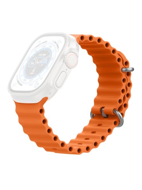 AHASTYLE WG102 for Apple Watch 10 46mm / Ultra 2 / Ultra 49mm / 9 8 7 45mm / SE (2023) SE (2022) SE 6 5 4 44mm / 3 2 1 42mm Watch Strap - Orange