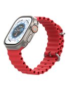 AHASTYLE WG102 for Apple Watch 10 46mm / Ultra 2 / Ultra 49mm / 9 8 7 45mm / SE (2023) SE (2022) SE 6 5 4 44mm / 3 2 1 42mm Watch Strap - Red