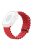 AHASTYLE WG102 Silicone Watch Band for Apple Watch Series 10 42mm / 9 8 7 41mm / 6 5 4 SE (2023) SE (2022) SE 40mm / 3 2 1 38mm - Red