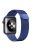 AHASTYLE WG42-1 For Apple Watch 10 46mm / Ultra 2 / Ultra 49mm / 9 8 7 45mm / SE (2023) SE (2022) SE 6 5 4 44mm / 3 2 1 42mm Milanese Wrist Band - Blue