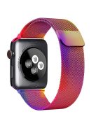 AHASTYLE WG42-1 For Apple Watch 10 46mm / Ultra 2 / Ultra 49mm / 9 8 7 45mm / SE (2023) SE (2022) SE 6 5 4 44mm / 3 2 1 42mm Milanese Wrist Band - Multi-Color