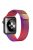 AHASTYLE WG42-1 For Apple Watch 10 46mm / Ultra 2 / Ultra 49mm / 9 8 7 45mm / SE (2023) SE (2022) SE 6 5 4 44mm / 3 2 1 42mm Milanese Wrist Band - Multi-Color