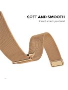 AHASTYLE WG42-1 For Apple Watch 10 46mm / Ultra 2 / Ultra 49mm / 9 8 7 45mm / SE (2023) SE (2022) SE 6 5 4 44mm / 3 2 1 42mm Milanese Wrist Band - Rose Gold