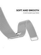 AHASTYLE WG42-1 For Apple Watch 10 46mm / Ultra 2 / Ultra 49mm / 9 8 7 45mm / SE (2023) SE (2022) SE 6 5 4 44mm / 3 2 1 42mm Milanese Wrist Band - Silver