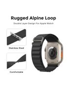 AHASTYLE WG97 Braided Nylon Strap For Apple Watch Series 10 42mm / 9 8 7 41mm / SE (2023) SE (2022) SE 6 5 4 40mm / 3 2 1 38mm - Black