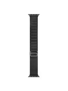   AHASTYLE WG97 For Apple Watch 10 46mm / Ultra 2 / Ultra 49mm / 9 8 7 45mm / SE (2023) SE (2022) SE 6 5 4 44mm / 3 2 1 42mm Woven Nylon Band - Black