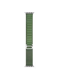   AHASTYLE WG97 For Apple Watch 10 46mm / Ultra 2 / Ultra 49mm / 9 8 7 45mm / SE (2023) SE (2022) SE 6 5 4 44mm / 3 2 1 42mm Woven Nylon Band - Green