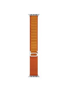   AHASTYLE WG97 For Apple Watch 10 46mm / Ultra 2 / Ultra 49mm / 9 8 7 45mm / SE (2023) SE (2022) SE 6 5 4 44mm / 3 2 1 42mm Woven Nylon Band - Orange