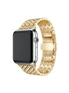 Aluminum Alloy Watch Band Strap for Apple Watch Series 10 42mm / 9 8 7 41mm / SE (2023) SE (2022) SE 6 5 4 40mm / 3 2 1 38mm - Gold