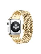 Aluminum Alloy Watch Band Strap for Apple Watch Series 10 42mm / 9 8 7 41mm / SE (2023) SE (2022) SE 6 5 4 40mm / 3 2 1 38mm - Gold