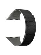 AP Silicone Magnetic Smart Watch Band for Apple Watch Series 10 46mm / Ultra 2 Ultra 49mm /  Series 9 8 7 45mm / 6 5 4 SE (2023) SE (2022) SE 44mm / 3 2 1 42mm - Black  /  Grey