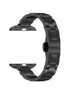 Apple Watch Series 10 42mm / 9 8 7 41mm / SE (2023) SE (2022) SE 6 5 4 40mm / 3 2 1 38mm Titanium Metal Wrist Watch Band - Black