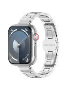 Apple Watch Series 10 42mm / 9 8 7 41mm / SE (2023) SE (2022) SE 6 5 4 40mm / 3 2 1 38mm Titanium Metal Wrist Watch Band - Silver 1