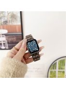 Apple Watch Series 10 42mm / 9 8 7 41mm / SE (2023) SE (2022) SE 6 5 4 40mm / 3 2 1 38mm Watch Band V-Shape Tail Design Strap - Taupe