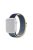 Assorted Colors Nylon Loop Fastener  Smart Watch Strap for Apple Watch Series 10 42mm / 9 8 7 41mm / SE (2023) SE (2022) SE 6 5 4 40mm / 3 2 1 38mm - Dark Blue / Ice Blue