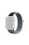 Assorted Colors Nylon Loop Fastener  Watch Strap for Apple Watch Series 10 46mm / Ultra 2 Ultra 49mm / 9 8 7 45mm / SE (2023) SE (2022) SE 6 5 4 44mm / 3 2 1 42mm - Dark Blue / Ice Blue