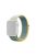 Assorted Colors Nylon Loop Fastener  Watch Strap for Apple Watch Series 10 46mm / Ultra 2 Ultra 49mm / 9 8 7 45mm / SE (2023) SE (2022) SE 6 5 4 44mm / 3 2 1 42mm - Light Blue / Light Grey