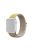 Assorted Colors Nylon Loop Fastener  Watch Strap for Apple Watch Series 10 46mm / Ultra 2 Ultra 49mm / 9 8 7 45mm / SE (2023) SE (2022) SE 6 5 4 44mm / 3 2 1 42mm - Yellow / Light Brown