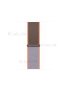 Assorted Colors Nylon Loop Fastener Smart Watch Strap for Apple Watch Series 10 42mm / 9 8 7 41mm / SE (2023) SE (2022) SE 6 5 4 40mm / 3 2 1 38mm - Grey / Light Brown