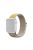 Assorted Colors Nylon Loop Fastener Smart Watch Strap for Apple Watch Series 10 42mm / 9 8 7 41mm / SE (2023) SE (2022) SE 6 5 4 40mm / 3 2 1 38mm - Yellow / Light Brown