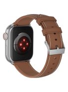 AW 22mm Watch Strap for Apple Watch Series 10 42mm / 9 8 7 41mm / SE (2023) SE (2022) SE 6 5 4 40mm / 3 2 1 38mm TPU Stitching Watchband - Brown