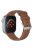 AW 22mm Watch Strap for Apple Watch Series 10 42mm / 9 8 7 41mm / SE (2023) SE (2022) SE 6 5 4 40mm / 3 2 1 38mm TPU Stitching Watchband - Brown