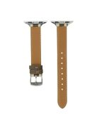 AW For Apple Watch 10 46mm / Ultra 2 / Ultra 49mm / 9 8 7 45mm / SE (2023) SE (2022) SE 6 5 4 44mm / 3 2 1 42mm Band Leather Strap - Brown+Green