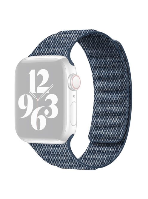 AW Magnetic Watch Band for Apple Watch Series 10 46mm / Ultra 2 Ultra 49mm /  Series 9 8 7 45mm / 6 5 4 SE (2023) SE (2022) SE 44mm / 3 2 1 42mm Denim Wrist Strap - Baby Blue