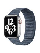 AW Magnetic Watch Band for Apple Watch Series 10 46mm / Ultra 2 Ultra 49mm /  Series 9 8 7 45mm / 6 5 4 SE (2023) SE (2022) SE 44mm / 3 2 1 42mm Denim Wrist Strap - Baby Blue