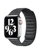 AW Magnetic Watch Band for Apple Watch Series 10 46mm / Ultra 2 Ultra 49mm /  Series 9 8 7 45mm / 6 5 4 SE (2023) SE (2022) SE 44mm / 3 2 1 42mm Denim Wrist Strap - Black