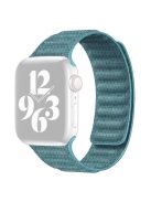 AW Magnetic Watch Band for Apple Watch Series 10 46mm / Ultra 2 Ultra 49mm /  Series 9 8 7 45mm / 6 5 4 SE (2023) SE (2022) SE 44mm / 3 2 1 42mm Denim Wrist Strap - Cyan